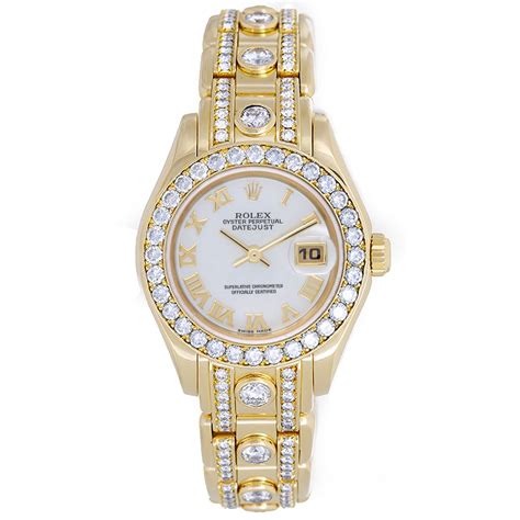 ladies rolex masterpiece pearlmaster